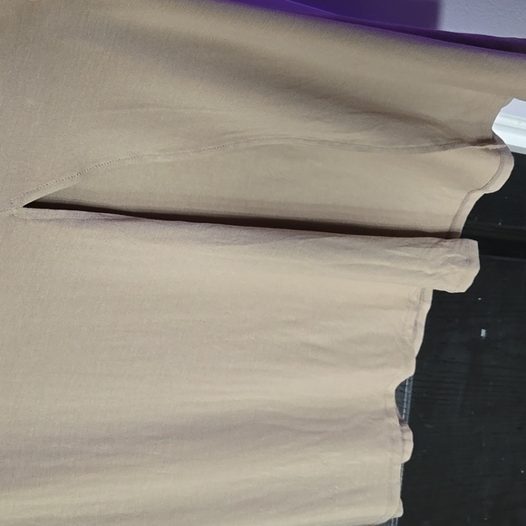 NWT A New Day Long Sleeve Tan Beige Midi Dress Size Large - Picture 2 of 12